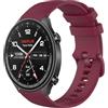 GIOPUEY Cinturini Compatibile con OnePlus Watch 2R, Morbido Silicone Cinturino [Resistente all'Usura] [Traspirante] - Dark Red