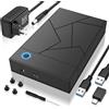APKLVSR Docking station USB 3.0 per dischi rigidi SATA HDD/SSD da 2,5/3,5 - Supporto UASP, Plug & Play, compatibile con Windows, Mac & Linux