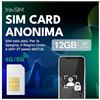 travSIM SIM Anonima già attiva | 12 GB - 30 giorni | Chiamate e SMS gratuiti + roaming 0 in 27 paesi dell'UE | Effettua chiamate locali e internazionali e invia messaggi con le app VOIP | travSIM