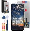 Yuxyiony Nuovo Schermo di Ricambio Per Xiaomi Redmi Note 10 5G M2103K19G M2103K19C Display LCD Riparazione Dello Schermo e Sostituzione Strumento Accessori