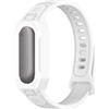 GIOPUEY Cinturini Compatibile con PLAUD NotePin, Morbido Silicone Cinturino [Resistente all'Usura] [Traspirante] - White