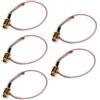 DollaTek 5 pezzi Cavo SMA Cavo RG178 Connettore coassiale Cavo adattatore antenna WiFi Kit SMA Cavo adattatore FPV a bassa perdita - IPX a SMA femmina 20 cm
