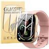 KUSINHOKA 3 Pezzi Pellicola Protettiva per Poounur Smartwatch T80 1.95 Pollici, HD Trasparente Anti-Graffio Protezione Schermo, Senza Bolle, Soft TPU Pellicola Protettivo per Poounur T80