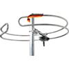 SCHWAIGER 20389 Antenna da esterno ad anello dipolo antenna di ricezione radio per esterni FM FM dipolo in alluminio 87,5-108 MHz argento 50cm