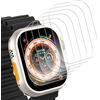 Bigqin 6 Pezzi Pellicola Protettiva Compatibile con Apple Watch Ultra 3/2/1 49mm, Pellicola Protettiva in Vetro Temperato HD 9H Ultra-Sottile Antigraffio, Trasparente
