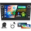 Inefala 2+64G Stereo per Opel Astra Antara Vectra Corsa Zafira Meriva Vivaro Combo Android 15 con Wireless CarPlay Android Auto, 7 Pollici Auto Radio Soporta Bluetooth WIFI 28UI GPS FM DSP SWC AHD