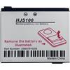 MUKUZI Batteria compatibile con Becker HJS 100, HJS-100, Map Pilot, Replaces Becker 338937010208 Mercedes Benz Map Pilot, VW Map Pilot (ricambio per HJS100)