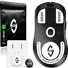 SensoryBoost Rush Glas Glides Set per Logitech G Pro X Superlight 2 DEX - Ultra Veloce e Delicato Lucido, Bordi arrotondati, Enorme Durabilità - Piedini di ricambio per mouse - Pattini - Accessori per