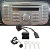 Tefola Adattatore Audio Wireless Bluetooth 5.0, adattatore musicale Bluetooth Aux in cavo con microfono di ricambio per Focus Mondeo Fiesta Fusion 6000CD, per Stereo Casa e Auto