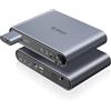ORICO Docking Station ORICO 10-in-1 USB-C con custodia SSD M.2 NVMe/SATA, USB 3.2 10Gbps, HDMI 4K@60Hz, PD 100W, RJ45 Ethernet, audio 3,5mm - Per MacBook Pro/Air (PTM1)