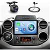 podofo Autoradio 4+128GB per Citroën Berlingo 2015 2016 2017 2018 Android 15, Autoradio 9 Pollici Touchscreen In-cell 720 * 1280P, CarPlay, Android Auto, FM, Bluetooth, WIFI