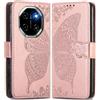 MOJIA Cover in Pelle per Blackview Shark 6 5G, Custodia Premium a Portafoglio con Interno Case in TPU e Porta Carte [Cinturino da Polso in Regalo]. Oro rosa