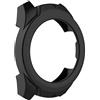 AWADUO Custodia protettiva in silicone TicWatch Pro, per smartwatch TicWatch Pro, morbida e robusta (nero)