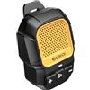 eleror A20i - Mini altoparlante portatile Bluetooth da cantiere, altoparlante wireless indossabile per chiamate in vivavoce, musica, con clip magnetica, impermeabile e antipolvere, per lavoro e uso