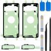 ZHUROUPU Adesivo del Coperchio della Batteria per Samsung Galaxy S10 G973, Pellicola Adesiva Impermeabile del Coperchio della Batteria per Samsung Galaxy S10 G973U (2 PCS)