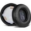 SOULWIT Cuscinetti auricolari di ricambio per JBL Live 460NC/Live 460 NC On-Ear Cuffie senza fili, Cuscinetti auricolari con pelle proteica più morbida, schiuma di isolamento acustico-Nero