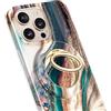 GVIEWIN Supporto magnetico ad anello per telefono, compatibile con MagSafe, supporto regolabile per iPhone 16 Pro Max/Pro/Plus/15/14/13/12 Series/altri telefoni, accessori magnetico (sabbia scura)