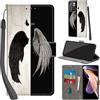 Haninsuze Cover per Xiaomi Redmi Note 11 Pro Plus 5G Custodia Cover Pelle Libro Portafoglio con Porta Carte Protezione Antiurto Cuoio Flip Case Custodia Cover per Redmi Note 11 Pro Plus 5G, ala