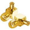 Vecys SMA a MCX Adattatore per Antenna per Presa Coassiale RF Adattatore per Presa per Autoradio 2 Pezzi per Radio Dab + Antenna FM/AM Pioniere del Sistema GPS