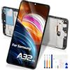 Atwist Schermo LCD per Samsung Galaxy A32 4G SM-A325 - per Galaxy A32 4G LCD Touch Screen Digitalizzatore SM-A325F SM-A325F/DS SM-A325M LCD Display Vetro Pannello Sensor Assemblaggio con Cornice