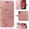 betterfon Custodia compatibile con Samsung Galaxy XCover 5 | Custodia a portafoglio con scomparti per carte di credito, compatibile con Galaxy XCover 5 | chiusura magnetica | oro rosa