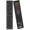 AYWHP Telecomando Nove tasti di scelta rapida Solar Voice per SMS Smart TV, telecomando universale, telecomando vocale sostitutivo con USB Type-C, compatibile con telecomando SMS Smart TV - Nero