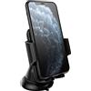 N NEWTOP Supporto Forte ST03 Universale Parabrezza Braccio Cruscotto Ventosa Vetro Regolabile con Rotazione a 360 Gradi da Auto Macchina Porta Cellulare Smartphone Telefono