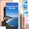 YHX-OU 6.67 Nero TFT Display LCD per Xiaomi Redmi Note 12 PRO 5G 22101316G, 22101316C, 23013RK75C LCD Schermo Touch Screen Digitizer Assemblea E Strumenti di Installazione +1 Pezzo Vetro temperato