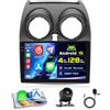Hikity 4+128G Autoradio Android per Nissan Qashqai J10 2006-2016 Wireless Carplay 9''Incell Schermo per Auto Android Auto WiFi Touchscreen Bluetooth5.0 GPS Retrocamera