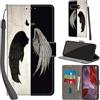 Haninsuze Cover per Google Pixel 9A Custodia Cover Pelle Libro Portafoglio con Porta Carte Magnetica Protezione Antiurto Cuoio Flip Case Custodia, ala