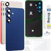 Enkeig Vetro Posteriore per Samsung Galaxy S25 S931, Blu scuro