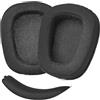 defean G933 G935 - Cuscinetti auricolari e archetto di ricambio compatibili con cuffie Logitech G933 G935 G633 / G 933 G 935 G 633 Artemis (cuscinetti auricolari in tessuto + fascia)