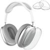 MMOBIEL Custodia Coperchio per AirPods Max Cuffie Custodia Trasparente in TPU Morbido Copri i Padiglioni Auricolari - Protettiva Antigraffio - Trasparente