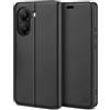 BEZ Cover per Poco X7 Pro, Custodia Compatibile per Xiaomi Poco X7 Pro, Protettiva Portafoglio in Pelle con Porta Carta di Credito, Kick Stand, Chiusura Magnetica, Nero