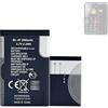 HIGHAKKU Batteria di ricambio compatibile con Emporia Telme C150, Telme C151, Telme T200, Telme X200 (Replaces AK-C150) equivalente a BL-4C