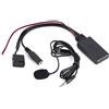 KIMISS Adattatore o Bluetooth Cavo adattatore Bluetooth per auto AUX-IN con microfono per chiamate in vivavoce adatto per 6000CD