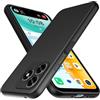 GIOPUEY Cover Compatibile con Honor X5C/X5C Plus, Il Materiale TPU Ultrasottile Custodia, Anti Impronta Digitale Phone Case [Resistente all'Usura] [Antiscivolo] - Nero