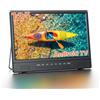 Desobry Televisore Portatile 12 Pollici Smart TV Android, Mini Televisore per Cucina, Caravan, Camper, HDMI USB AV Cuffie, DVB-T2 Freeview, Supporto Regolabile 180°