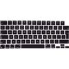 PCTC Cover per tastiera in silicone con layout UE per MacBook Air 13.6 M2 A2681 2022 e MacBook Pro 14/16 M1 Pro/Max A2442/A2485 2022 2021, protezione della pelle in silicone, nero