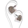 Hidizs MK12 Turris IEM Auricolare cablato, Turris 12mm 91% Puro Magnesio Diaframma con Magnete 1,5 T, Suono Di Qualità Studio, 10 Hz-45 Khz, Filtri Pneumatici, Cavo OFC Staccabile, 4,4 mm