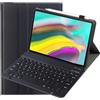 leleyo Custodia per tastiera per Samsung Galaxy Tab S5e da 10,5, con tastiera magnetica rimovibile, layout QWERTZ tedesco per Galaxy Tab S5e, nero