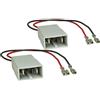 tomzz Audio 7117-001-2 Adattatore altoparlante (set di 2) per DIN compatibile con Honda Accord CR-V CR-Z Civic FR-V HR-V Hybrid Jazz Legend S2000 Stream