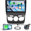 Rimoody 6G+128G 8 Core Android Autoradio per Citroën C4 DS4 C4L 2013-2017, 10 Pollici Schermo Auto Radio co Carplay Android Auto Senza Fili FM/RDS/EQ/DSP WiFi GPS Bluetooth Panoramica a 360° Retrocamera