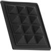 Aerzetix - C68280 - Set di 4 Cuscinetti Inferiori 48x38mm per Borse da Viaggio coperture del Computer Portatile - Colore Nero - in Gomma