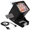 CAMEDAFLX SV-3 - Visualizzatore per diapositive e filmati da 35 mm, con ingrandimento 3X e visualizzazione con illuminazione a LED per diapositive da 35 mm e negativi per film, alimentazione USB o a