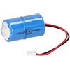 WSB Batteria al litio ER14250M compatibile per cilindro di chiusura Dom Protector 298384