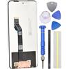 Double Sure Schermo LCD IPS di ricambio per Motorola Moto G35 XT2433-5 nero 6,7 pollici