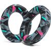 WC PadZ Momentum 4 e 5 - Cuscinetti auricolari di ricambio migliorati per Sennheiser Momentum 4 e 5 di Wicked Cushions | Comfort e isolamento acustico ottimizzati | 90's Black