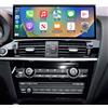 Road Top Carplay Autoradio, 12,3 pollici Ultra stretto Car Touchscreen per BMW X3 X4 Serie F25 F26 con EVO sistema (2016-2017 anno), Autoradio con Cornice Stretta per Carplay/Android Auto/Mirrorlink