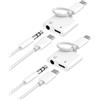 HOYULLI Adattatore da USB C a jack audio Aux (2 pezzi) per cuffie Apple da 3,5 mm, splitter di ricarica per iPhone 16 15 Pro, compatibile con Samsung Galaxy S25 S24 per iPad DAC Auto Headphone Type C Cable